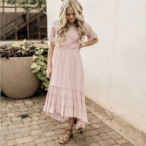 Bohme Dusty Pink Dress NWT